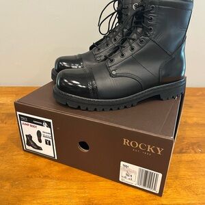 Rocky Black Tactical Leather Boots